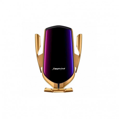Fusion QI-330 air vent car holder with 360° rotation and wireless charging (10W) gold