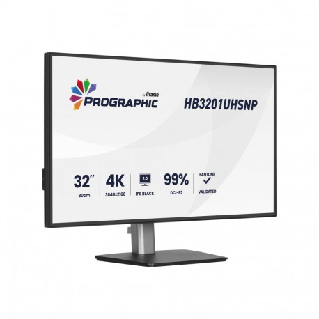 IIYAMA HB3201UHSNP-B1 32inch IPS BLACK 2.0 panel 3840x2160 UHD DCI-P3 99per Pantone Certified Delta 