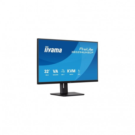 IIYAMA XB3294UHSCP-B1 32inch VA-panel 3840x2160 UHD 15cm Height Adj. Stand 350cd/m 2ms Speakers USB-