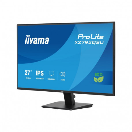 IIYAMA X2792QSU-B1 27inch IPS neljapoolne kitsas raam Green Choice EyeComfort / EyeSafe 2.0 2560x144