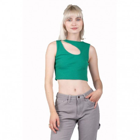 Naiste Varrukateta T-särk 24COLOURS Roheline - XS