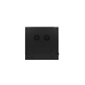 Cabinet installation hanging two sections 19 '' 9U 600x600mm black
