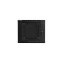 Cabinet installation hanging two sections 19 '' 9U 600x600mm black