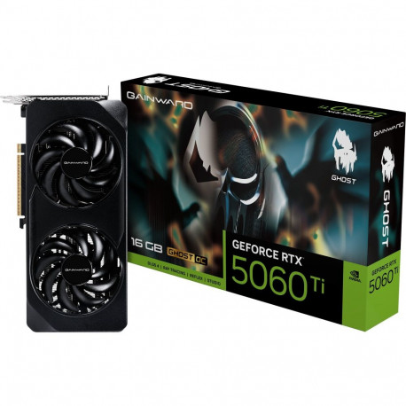 Gainward GeForce RTX 5060 Ti Ghost II OC 16GB, graphics card DLSS 4, 3x DisplayPort, 1x HDMI 2.1