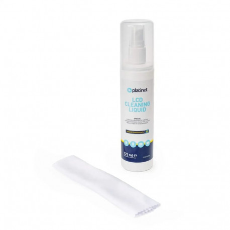 Platinet PFS-PCK06 Cleaner Set for LCD | TFT Displays + Microfibre Nano Clothmicrofiber Cloth 125 ml