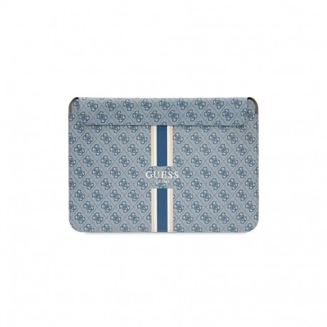 Guess 4G Printed Stripes laptop sleeve 14" blue