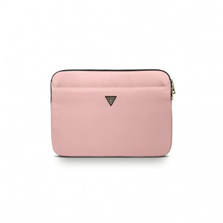 Guess Sleeve GUCS13NTMLLP 13" pink Nylon Triangle Logo