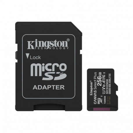 Kingston Kingston Canvas Select | Flash memory card | 256 GB | microSDXC UHS-I Memory Card | Speed C