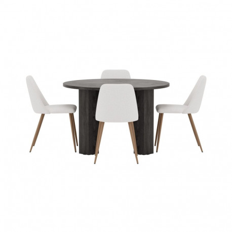 Söögitoa komplekt JUNO&NIGHT 4 tooli