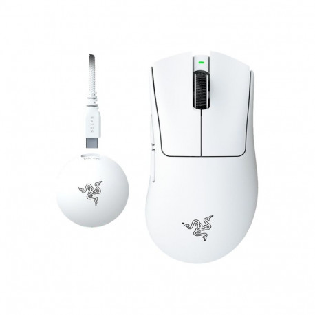 Razer mängurihiir DeathAdder V4 Pro, valge