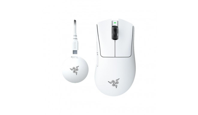 Razer DeathAdder V4 Pro Gaming mouse, White | Razer