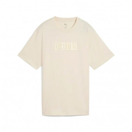 Lühikeste varrukatega T-särk, naiste Puma Maximal Metallic Relaxed - S