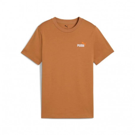 Child's Short Sleeve T-Shirt Puma Essentials 2 Color Caramel - 7-8 Years