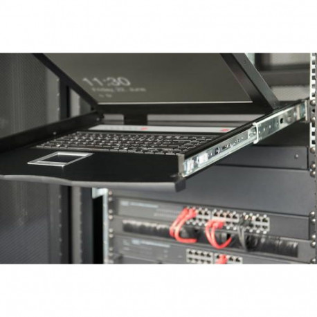 Digitus 17" LCD KVM Console, 1-Port VGA, french Keyboard