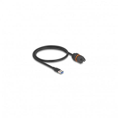 DeLOCK USB 5 Gbps Cable USB Type-A male to USB Type-A female for installation with M20 thread and pr