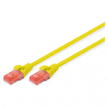 "DIGITUS Patchkabel Cat6 U/UTP 2xRJ45 1.0m gelb LSZH"