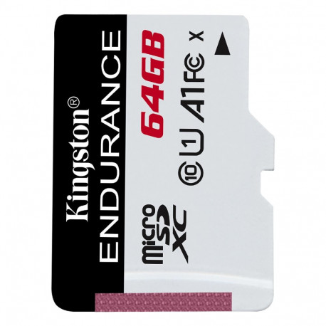"CARD 64GB Kingston microXC Endurance 95R/45W C10 A1 UHS-I Card Only"