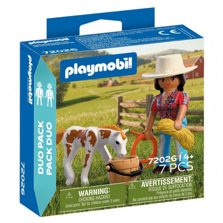 PLAYMOBIL DuoPack Horseback Rider 72026
