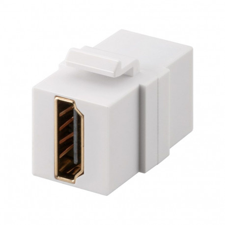 Goobay HDMI Keystone Module with 2x HDMI Jack Sockets, 8K @ 60 Hz