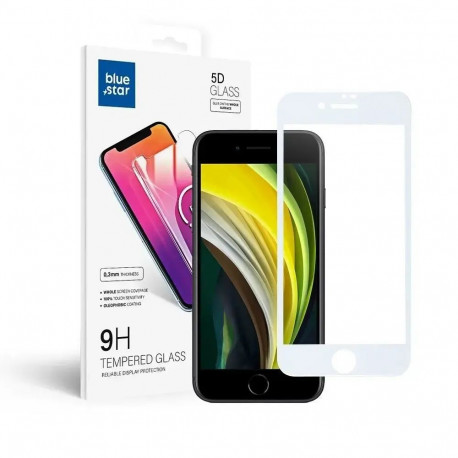 Blue Star 5D karastatud kaitseklaas telefonile iPhone 7 | iPhone 8 | iPhone SE (2020) | iPhone SE (2