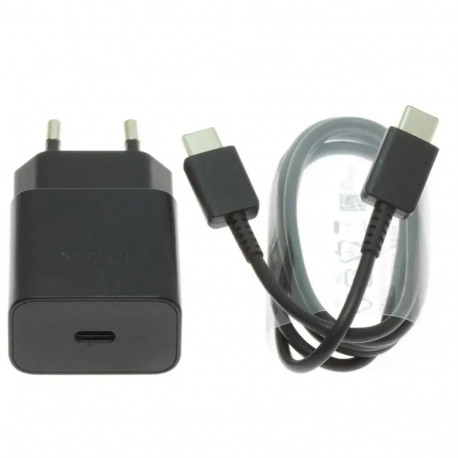 Samsung EP-T1510EBE reisilaadija | 15W | USB-C | USB-C kuni USB-C kaabliga komplektis | must (OEM)