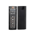 Fusion M2 to USB-C M-key SSD disk adapter black