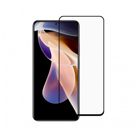 Fusion full glue 5D tempered glass for phone Redmi Note 14 | Redmi note 14 5G with applicator