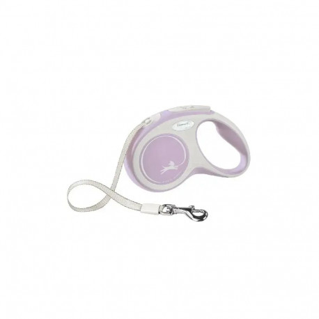 Inertia leash for dogs - Trixie New COMFORT, tape leash, XS: 3 m, pink