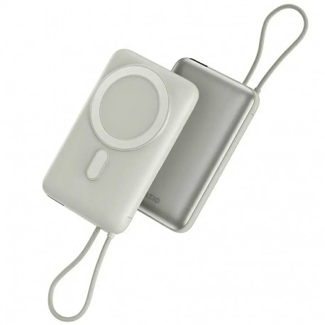 Bazic Fusion Mag väline aku (powerbank) | 10000 mAh | 22W | USB-C, MagSafe | LED-ekraan | hall