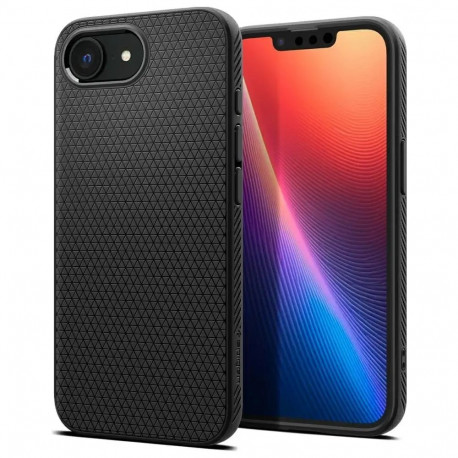 Case Spigen Liquid Air do iPhone 16e black