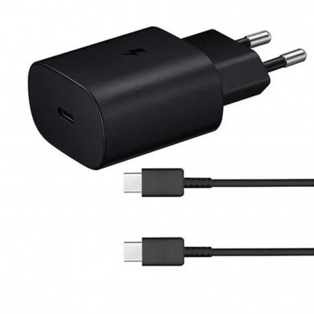 Samsung EP-TA800EBE reisilaadija | 25W | USB-C | USB-C - USB-C kaabel kaasas | must