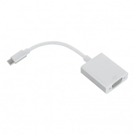 Fusion Accessories adapter | USB-C kuni VGA | hõbedane