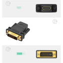 UGREEN Adapter DVI - HDMI Full HD (black)