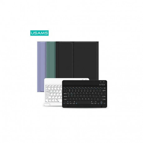USAMS Winro book type case with keyboard for iPad Air 10.9" A14 (2020) | iPad Air 10.9" M1 (2022) bl