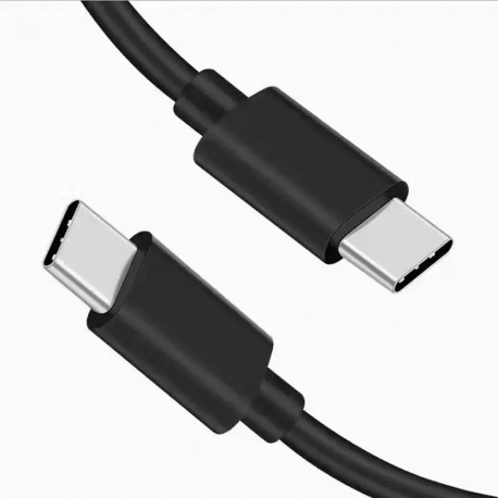 Goodbuy andmeedastus- ja laadimiskaabel | USB-C - USB-C | 18W | 1m | must