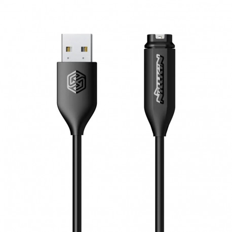 Nillkin laadimiskaabel Garmin kellade jaoks | must