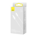 Baseus CALD000002 data transfer and charging cable | USB-C to Lightning | 20W | 1m | white