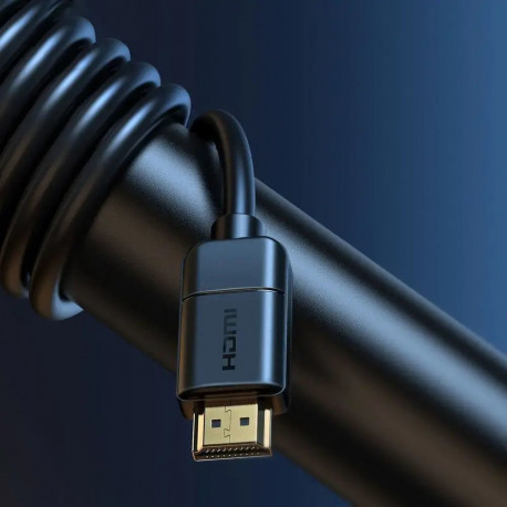 Baseus HDMI 2.0 kaabel 4K 60 Hz 3D HDR 18 Gbps 1 m must (CAKGQ-A01)