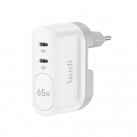 Budi travel charger | 65W | USB-C | white