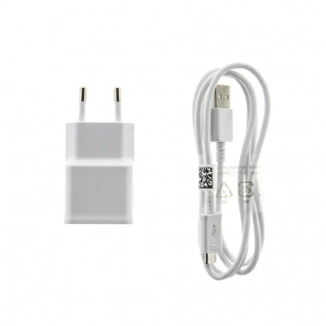Samsung EP-TA50EWE travel charger | 8W | Micro USB | with Micro USB cable included | white (OEM)