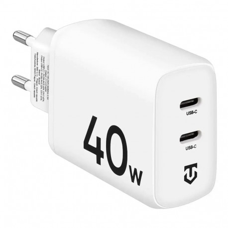 Tactical Base Plug travel charger | 40W | USB-C | white