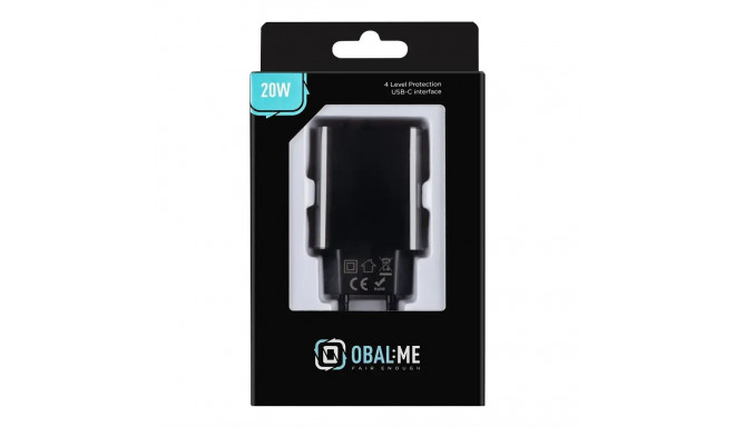 OBAL:ME Wall Charger travel charger | 20W | USB-C | black