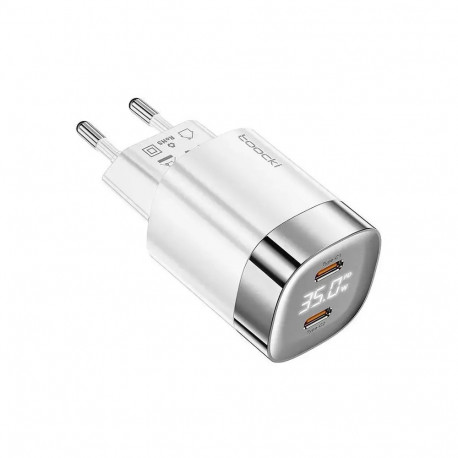Toocki Charger travel charger | 35W | GaN | USB-C | white