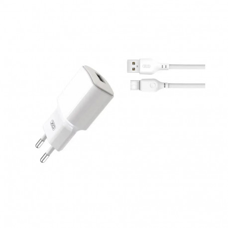 XO L73 reisilaadija | 12W | USB-C | komplektis USB-C kaabel | valge