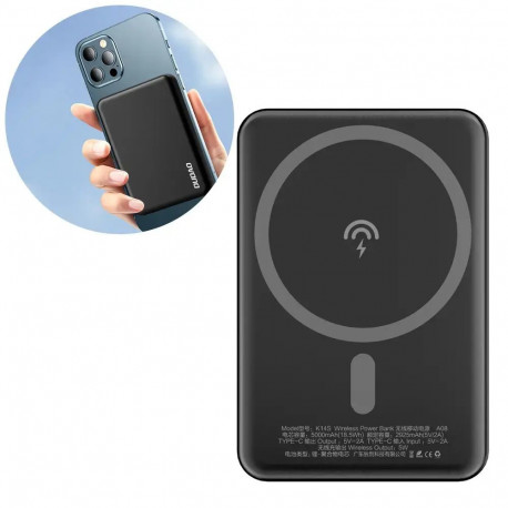 Dudao K14S external battery (powerbank) | 5000 mAh | 10W | MagSafe | black