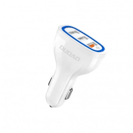 Dudao R7S car charger | 18W | QC | USB-A | white