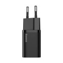 Baseus Super Si travel charger | 20W | USB-C, Lightning | with USB-C to Lightning cable included | b