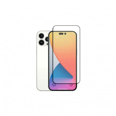 Fusion full cover tempered glass for phone iPhone 14 Pro black