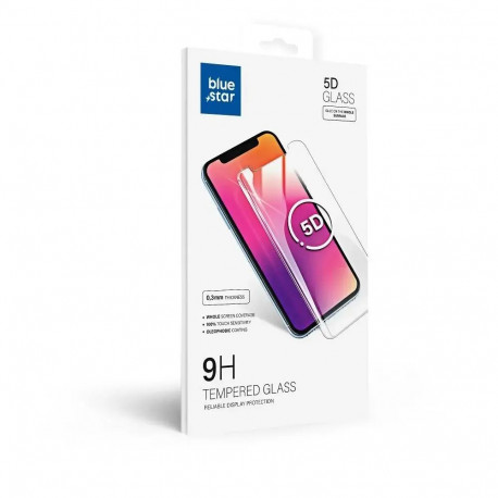 Blue Star 5D karastatud klaas telefonile Samsung Galaxy A23 5G, must