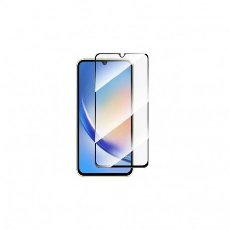 Fusion full cover 5D tempered glass with frame for phone Samsung Galaxy A34 5G black